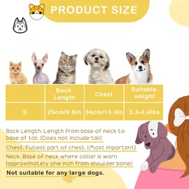 Heclia 1pc Polo Shirt for Small Dogs with Striped Round Neck, Summer Fall Dog Clothes, Soft Pet Clothes Boy Girl Outfit, Black & White Dog Button up Shirt, Cute Dogs T-Shirts for Puppies & Cats (S)