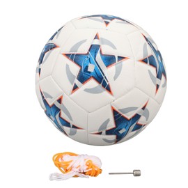 PU Leather Soccer Balls Size 5 High Resilience Abrasion Resistance Training Soccer Ball for Practice Soccer Game