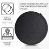 Ampara - Set of 4 Chair Cushions Round 33 cm