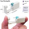 SLVIEKAE Self Nose Piercing Kit -Nose Piercing Kit Disposable Piercing