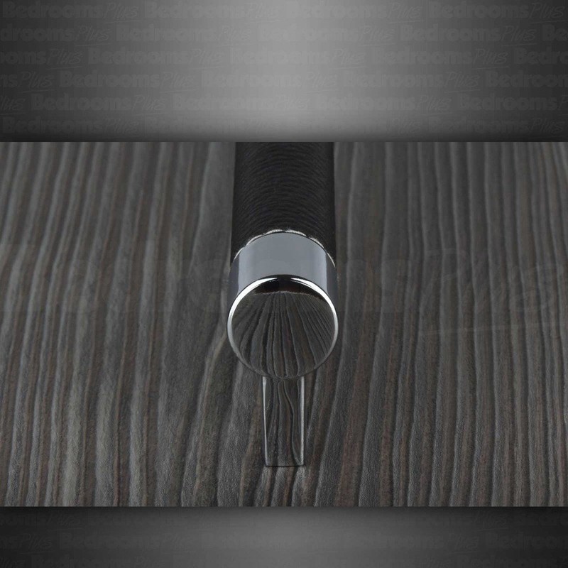 Leather Chrome Bar Kitchen Cabinet Door Handle Cupboard Drawer Bedroom