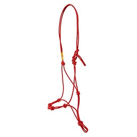 Downunder Horsemanship Rope Halter (Red, Small)