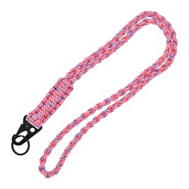 PAITOK Heavy Duty Paracord Lanyard for for Men Women,Keychain Lanyard Braided Colorful Neck Lanyard for Keys ID Card Badge Holder Phone Camera Outdoor Activities