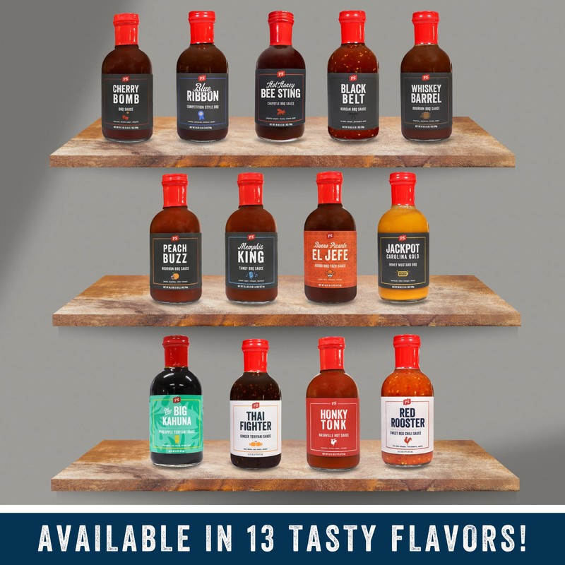 PS Seasoning Hot Honey Bee Sting Chipotle BBQ Sauce -