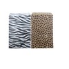 CuteBox Zebra/Leopard Flat Paper Gift Bags 400pcs (4" x 6")