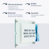 Logistic Sign System Removable frame, quick exchange of information with