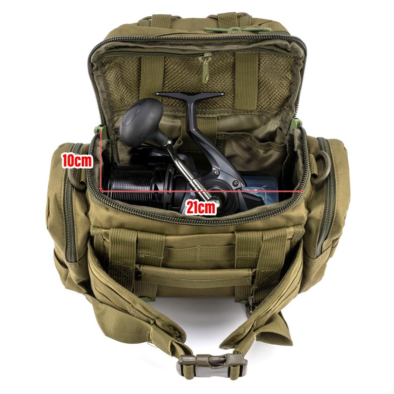 Dr.Fish Carp Sea Fishing Tackle Bag Case Sack Carryall Waist