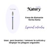 Natury Nails Set of 3 2.3mm Russian Manicure Cuticles Diamond