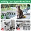 Orixo Transparent Cat Net, 5 x 5 m, No Drilling,