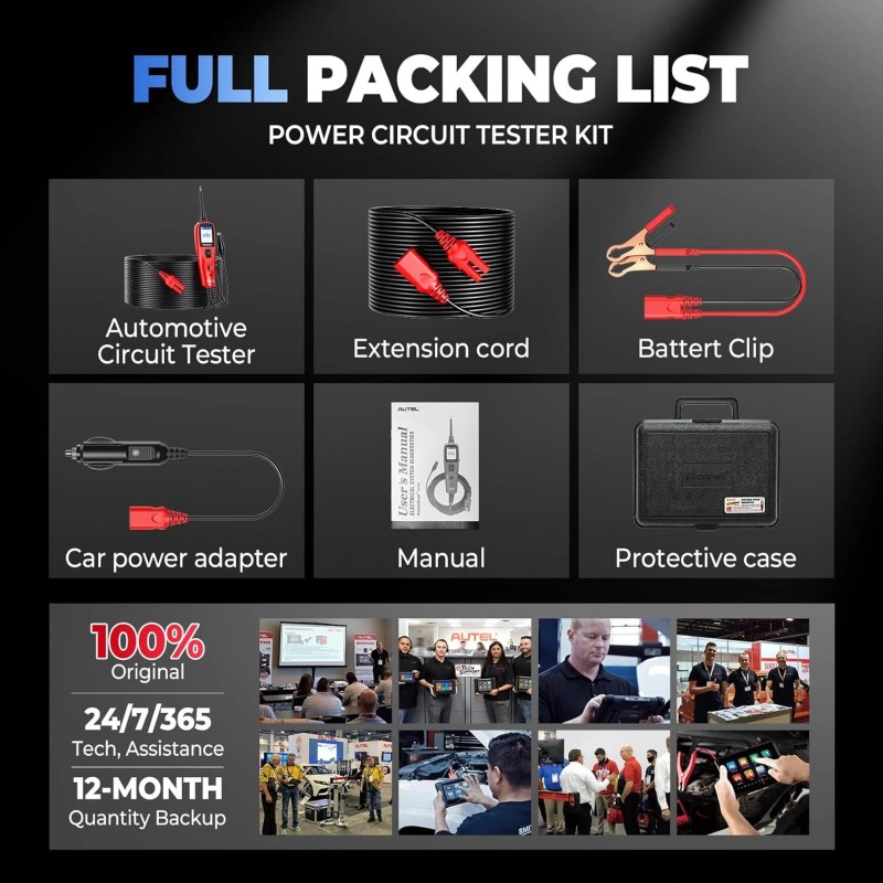 Autel PowerScan PS100 Circuit Tester Electrical Diagnostic Power Probe 12V/24V