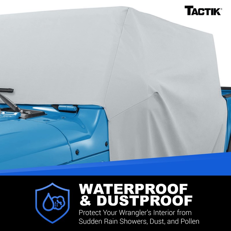 TACTIK Multi-Layer Cab Cover with Door Flaps - Fits Jeep