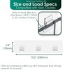 Jovware Shower Caddy Adhesive Replacement Sticker Flat Hook Adhesive Shower