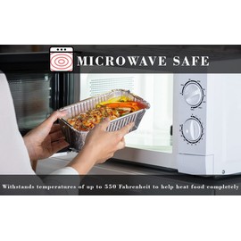 Aluminium Foil Food Containers with Lids Silver Tin Foil Catering Containers Takeaway Tubs Cooking Baking Meal Prep Takeout Roasting Freezing Food Storage Foil Pans (660 ML Foil Container, 25)