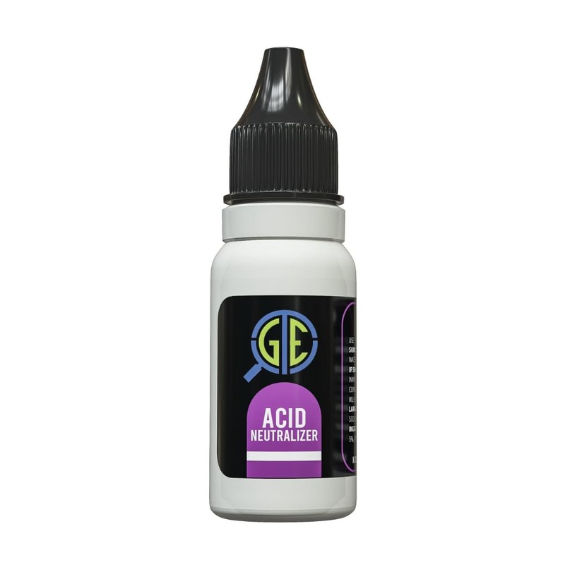 Gold Silver Platinum Jewelry Test Stone Cleaner Neutralizer Solution, 1/2