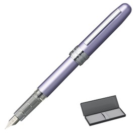 PLATINUM Plaisir PGB-1000#28 Fountain Pen/Nib Thicknesses: Fine/Colour: Purple/Handmade/Plastic Packaging/Fountain Pen