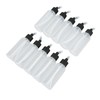10Pcs Hair Oil Bottle 60ml Leakproof High Temperature Resistant Transparent