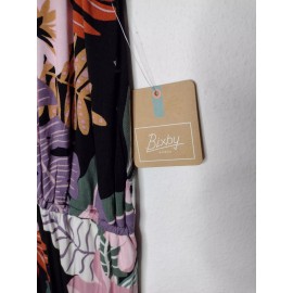 Bixby Nomad NWT Stitch Fix Bixby Nomad Girl's Black Tropical/Long Dress Size L(12-14)