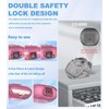 Case for Beats Powerbeats Pro 2，Safety Lock Switch，Clear TPU Protective