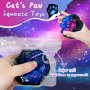 Toynificent Cat Paw Squishy, 2 PCS Black Cat Paw Fufu