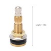 10pcs Air Liquid Tubeless Tire Valve Stem Brass 1 7/8in