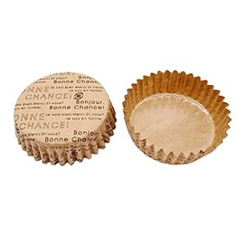 FBAPTC07522N-150 Pet Cups, Round Size, 3.0 inches (7.5 cm) x Height 0.9 inches (2.25 cm) (Natur), 150 Pieces, Pet Cups, Paper, Pure White Pet, Madeleine Cup