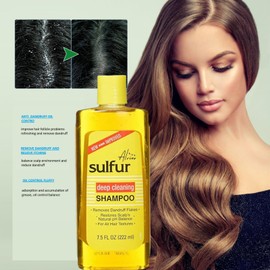 Alvies® Sulfur Deep Cleaning anti-dandruff Shampoo Size: 7.5oz