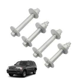 4Pcs Alignment Camber Adjust Bolts Kit Compatible with Toyota Sequoia Tundra 1999-2007 Replace 48409-34030 48409-34020 for Both Left & Right Side