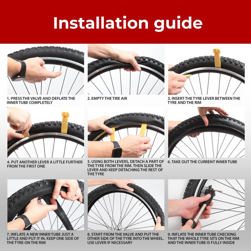 Finсci Bike Inner Tubes 29 x 2.125-2.35 Inch - 48mm
