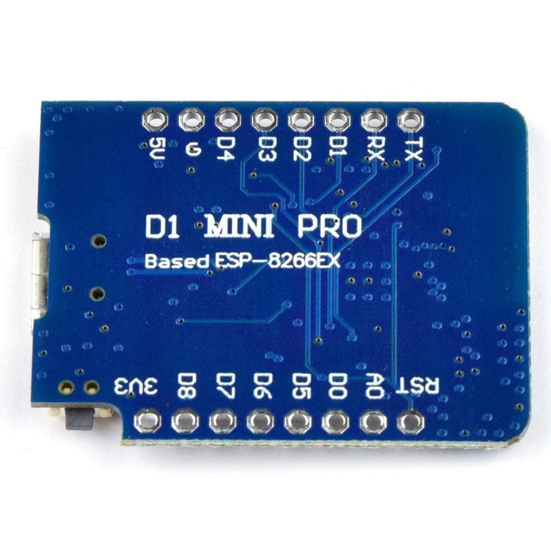CANADUINO® WEMOS D1 Mini Pro 16MB ESP8266 WiFi, External high-gain