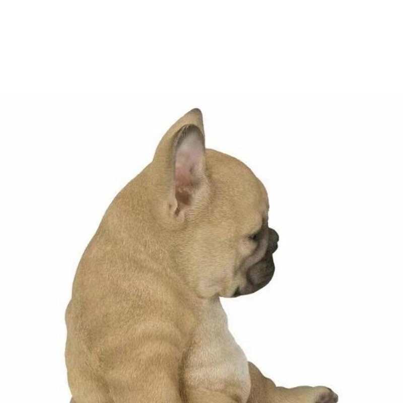 French Bulldog Statue Dog Figurine Resin Ornament Garden Decor Home
