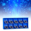 10Pcs/set CNC Carbide Tips Inserts Blade Cutter Lathe Turning Tool
