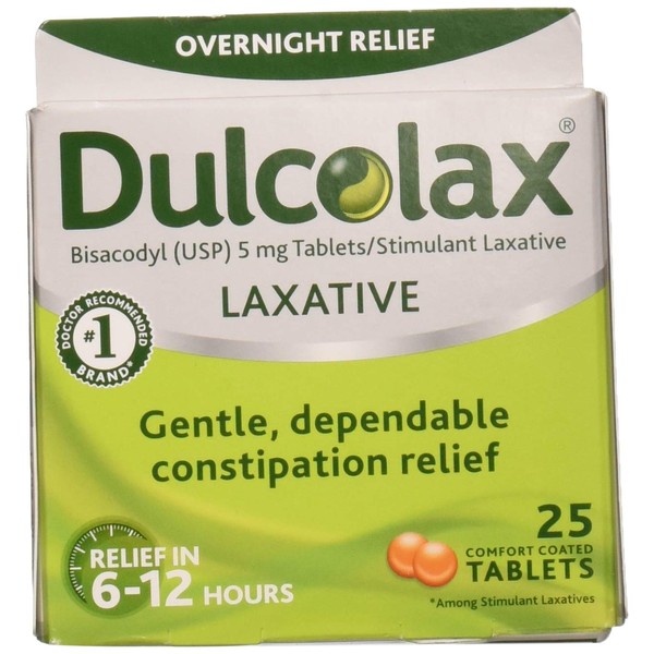 Dulcolax Laxative 25 Tablets