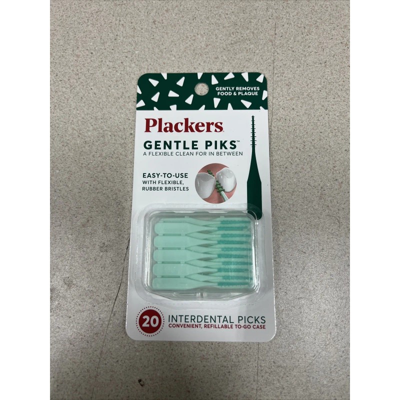 Plackers (24 PACKS OF 20) Plackers Gentle Piks 20-Piks Each