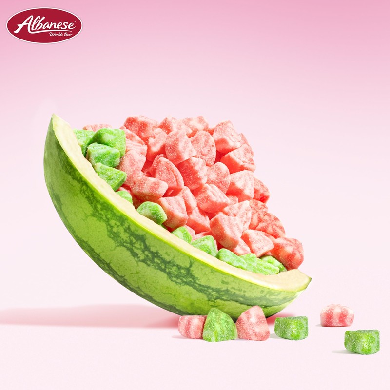 Albanese World's Best Gummi Watermelon Slices 4.5 lb Bag of