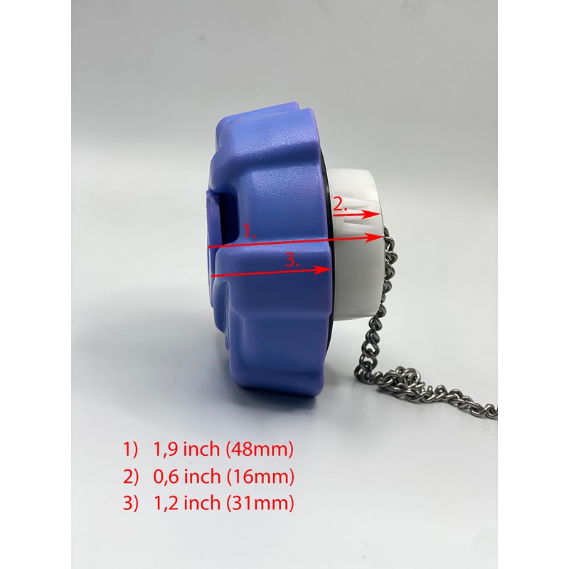 Diesel Exhaust Fluid Cap 5307947 (DEF) 6.7 liter ISB/QSB engines.