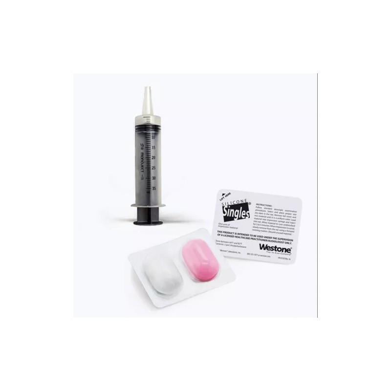Westone Hearing Aid Ear Mold Impression Kit Silicone Singles w/