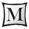 26 Letter & Sign Throw Pillow Covers Decorative Pillowcase Black/White