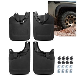 Aurorasters Mud Flaps for Toyota Tacoma 2016-2021, Mud Flaps for Trucks for Tacoma Mudflaps Splash Guards for 2021 Tacoma Accessories, No Drilling Mud Guards, Set of 4