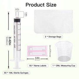 Gesumu Colostrum Collector Kit 50 Sets,3 ml