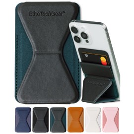 Elite Tech Gear Secure Phone Card Holder with Adjustable Stand (Dark green)