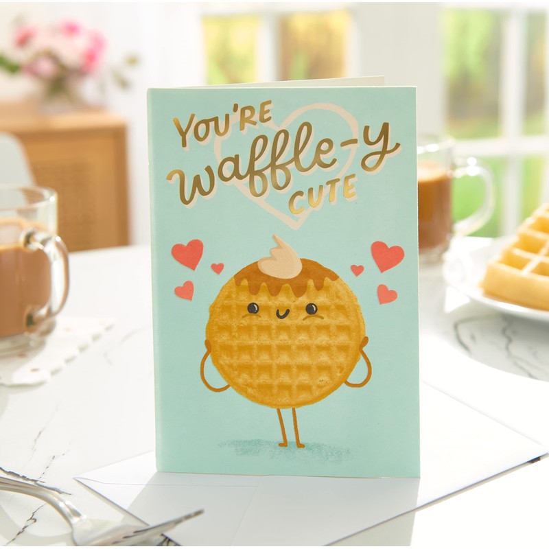 American Greetings Funny Romantic Card (Waffle-y Cute)