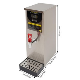 8L Automatic Boiling Water Machine,Electric Water Boiler and Dispenser,Hot Water Dispenser,Stainless Steel Liner,Digital Display Screen for Home Shop Hotel,Hot Water Machine,35L Hot Water per Hour