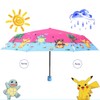 Lussenwert Kids Folding Umbrella Automatic Open-Close UV Protection Cartoon Tri-fold