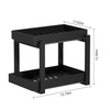 APRTAT 2 Pack Under Sink Organizer, Bamboo Wooden 2-Tier Pull-Out