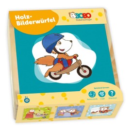 Trötsch Bobo Siebenschläfer Picture Cube Puzzle: in Practical Sliding Box Suitable as a Travel Game