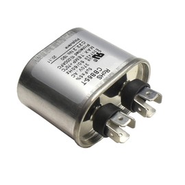HQRP Condensador 5uF 370V CA Motor Eléctrico Arranque HVAC Bomba Compresor Generador 5MFD CBB65 370V 370VAC