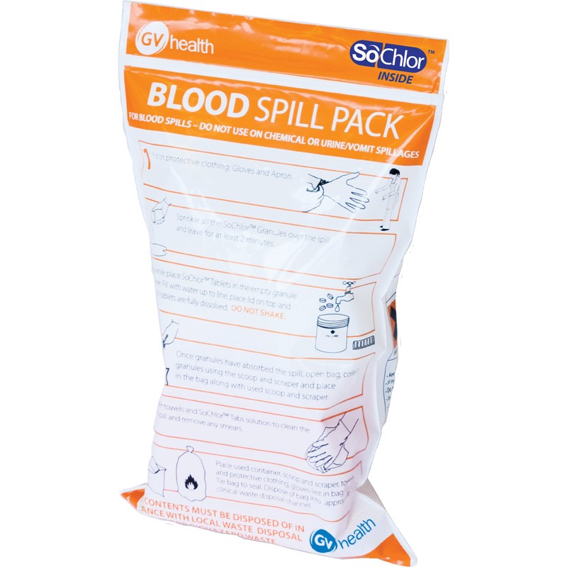 Biohazard Blood Spill Clean up Kit / Pack