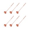 6pcs Candle Extinguisher Rose Gold Rotatable Bell Shaped Candle Extinguisher