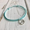 Fanfarria Surfer Wave Teal Anklet
