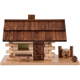 Dregano Log Cabin Incense Smoker Made in Germany